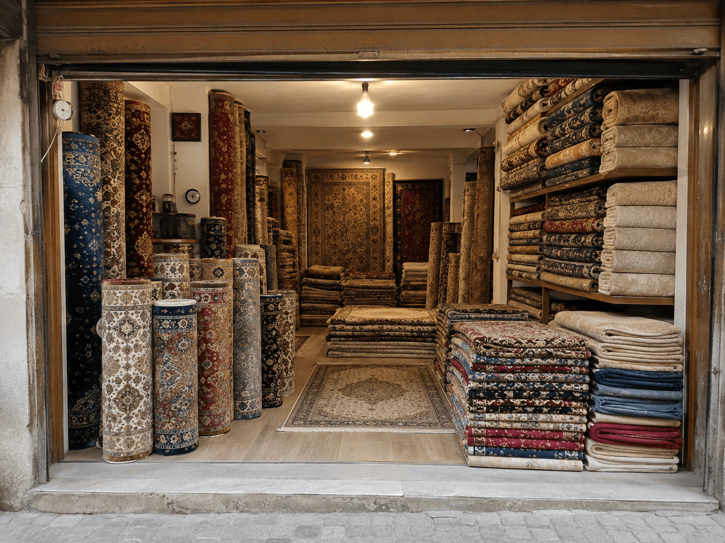 Inside the shop